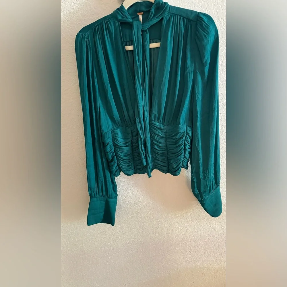 Free People Silky Blouse top